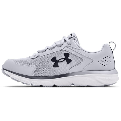 Under Armour Men's Charged Assert 9, Mod Gray (101)/White, 9 X-Wide US