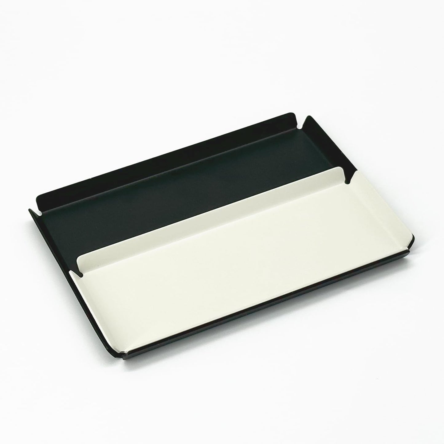Aluminum Organizer Tray for Desk & Entryway - Minimalist Metal Catchall for Keys, Jewelry, Wallet | A6, Black | by PROGETTO2.70