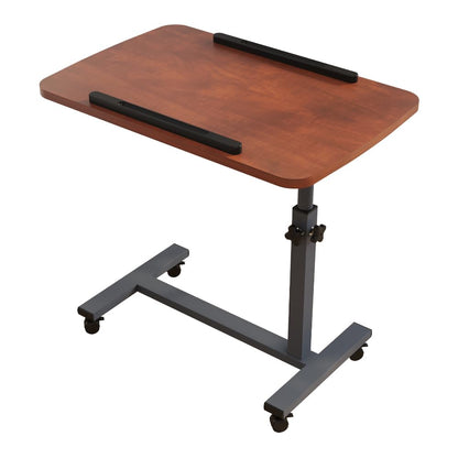 Laptop Table Mobile Adjustable Height Portable Desk Notebook Swivel PC Computer Rolling Desk with Wheels, Laptop Stand for Couch Bedside Hospital Bed Table