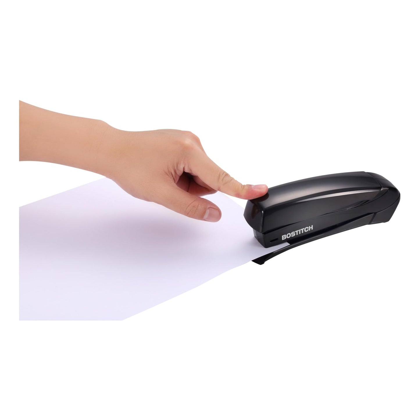 Bostitch Office Inspire 20 Sheet Stapler - One Finger, No Effort, Spring Powered Stapler - Black (1423)