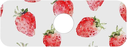 Faucet Draining Mat For Kitchen Sink, Watercolor Strawberries Diatom Mud