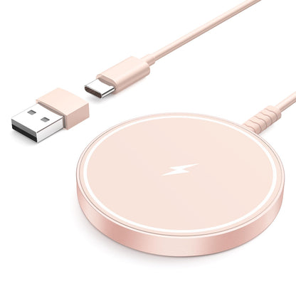 MagSafe Charger Magnetic Wireless iPhone Charge Compatible with iPhone 17 Pro Max Air 16 15 14 Pro Max Plus 13 12 Pro Max & AirPods 4 3 2 Pro - Charging Pad Dock for Travel Home Office