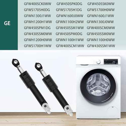 GFW450SSM1WW GFW450SPM1DG GFW450SPK0DG Shock Absorbers, Washer Shock Absorbers Compatible with GE Shocks for Front Load Washer GFW450SSK0WW GFW400SCM1WW GFW430SSM1WW GFWN1600J1WW GFWS1700H1WW