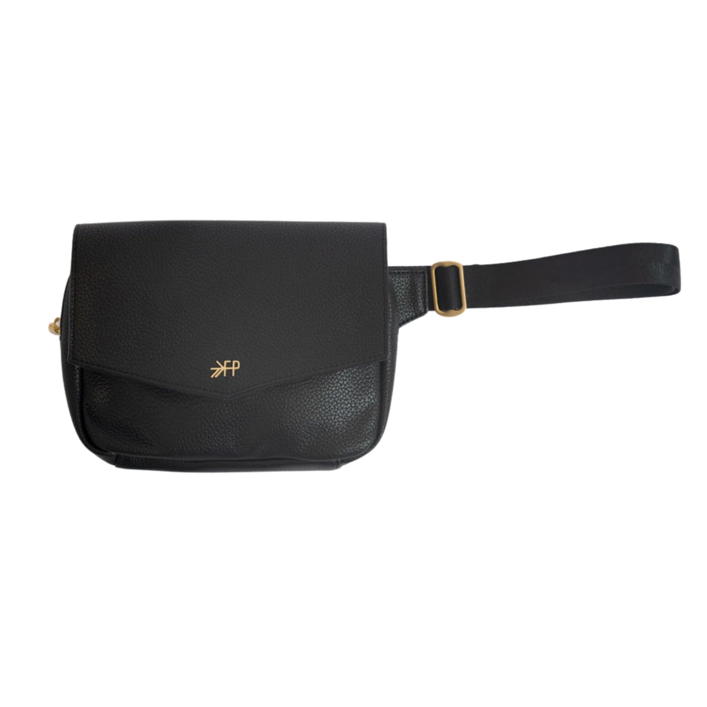 Freshly Picked Classic Park Pack Belt Bag, Black Fanny Pack for Women, Wear as a Waist Bag or Crossbody (Ebony)