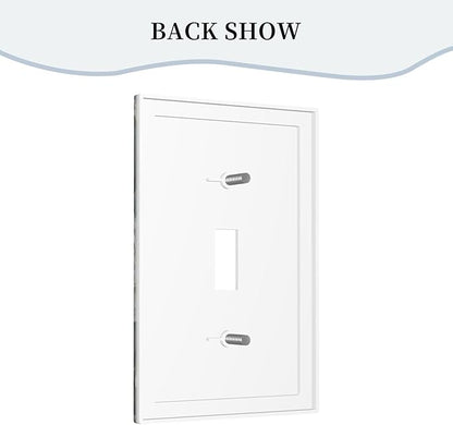 Decorative Art Light Switch Covers Butterflies & Peonies Single Toggle Wall Plate Decorative Switchcover Electrical Switchplate for Home Decor