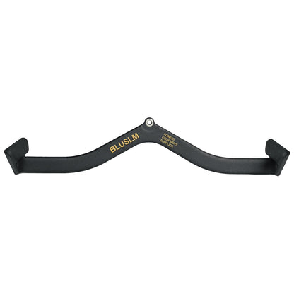 BLUSLM LAT Pull Down Bar for Cable Machine, LAT Pulldown Attachments T-bar V-bar Cable Attachment for Gym, Back Tricep Strength Training Handle