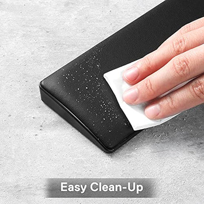 Redragon P036 Meteor M Computer Keyboard Wrist Rest Pad, Ergonomic Soft Memory Foam Wrist Support w/Anti-Slip Rubber Base, 80% 87 Keys TKL Size 14.13 x 2.87 in, 0.78 inch (20mm) Height, Black