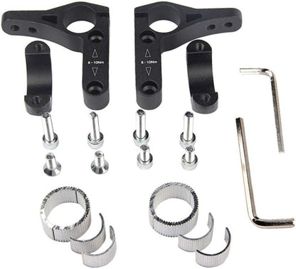 Aero Bars for Bicycle | Aluminum Alloy TT Handlebars - Black Armrest for Mountain & Road Bikes
