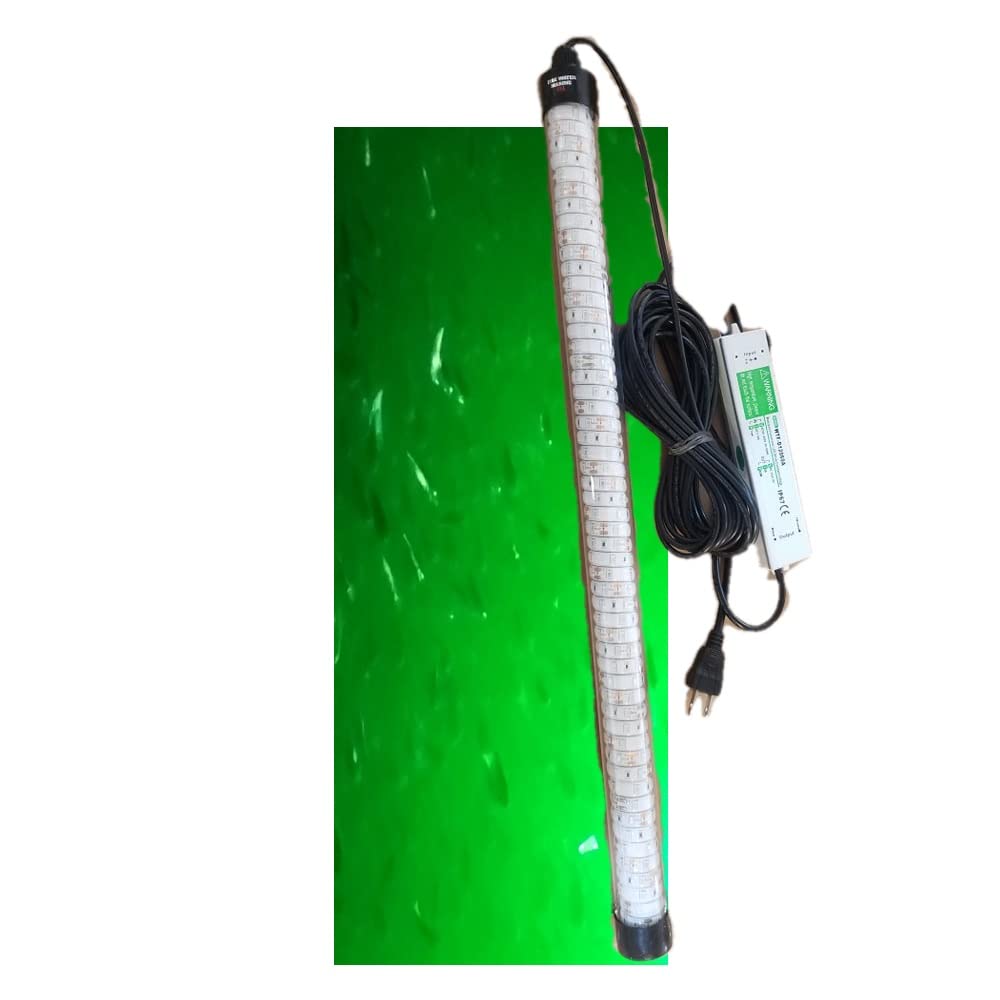 Fire Water Marine 110v MAXX LED Green Underwater Submersible Night Fishing Light Crappie Dock Peer