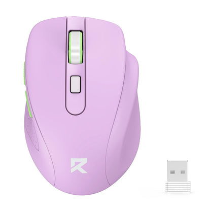 Redragon BM-4092 Wireless Mouse, 5 Level 4000DPI, 18 Months Battery, 2.4GHz Cordless, Portable Optical Computer Mouse for Laptop, PC, Chromebook, Windows, Mac, for Small Hand
