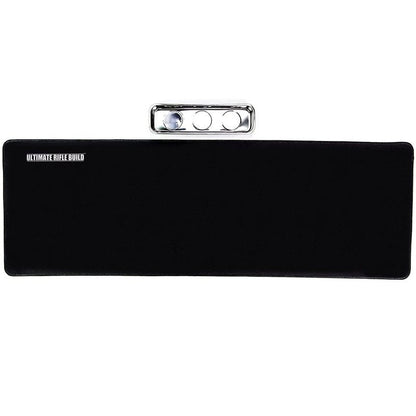 Ultimate Rifle Build Cleaning Mat with Stitched Edges, Non-Slip (12"x36" - with Magnetic Parts Tray)