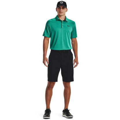 Under Armour Men's Tech Golf Polo, (508) Birdie Green / / Black, 4X-Large