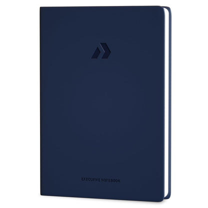 Nextnoid Lined Hardcover Notebook Journal - 120 GSM Thick Paper, Medium A5 Notebook 160 Pages - Perfect Mens Journal For Writing, Journaling and Note-Taking (Navy Blue,Ruled)