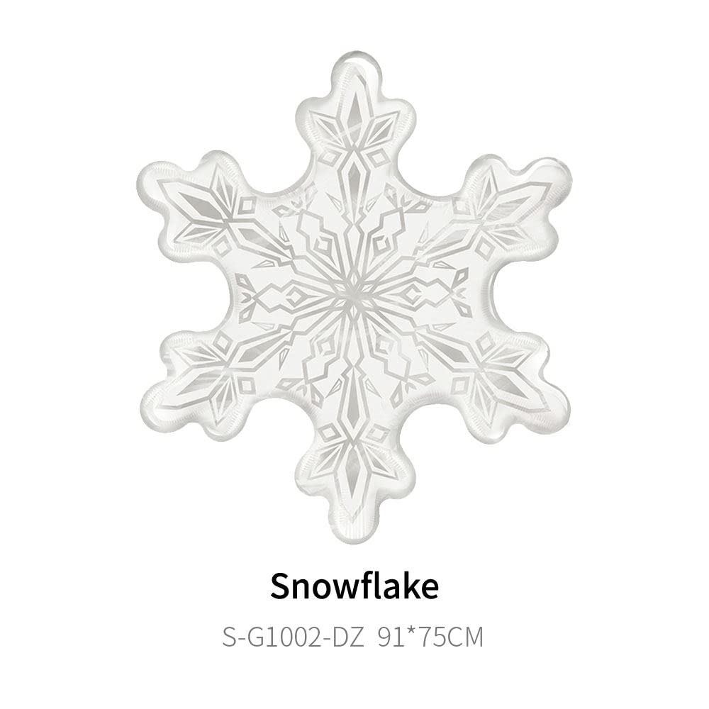 5pcs 36inch snowflake balloons-winter theme birthday party decerations supplier-winter flower for ice snow activity party decorations