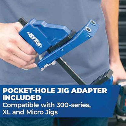 Kreg VersaGrip Clamp - Quick-Grip Bar Clamp for Woodworking - Features GripMaxx Technology - Removable Head for Use as Spreader - 6", 2-Pack