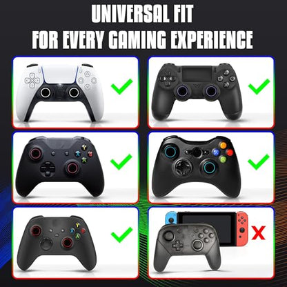 MatoSan® 20 Controller Grip Thumbstick Accessories Silicone Caps – Compatible with PS4 Sticks, Compatible with PS5 Controller – Thumb Grips Protection – Enhanced Precision for Thumbsticks
