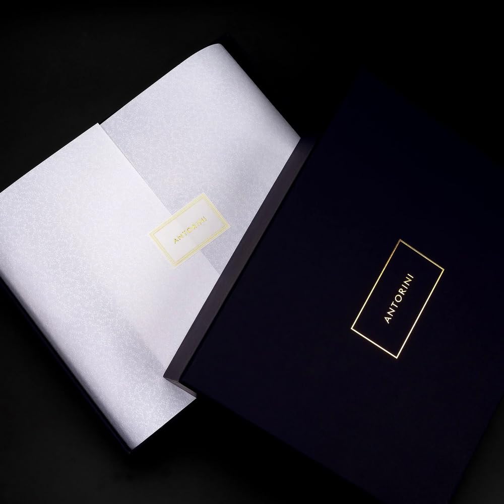 ANTORINI Best Italian Genuine Leather Thin Bifold Wallet Credit Card Holder for Men with Coin Pocket Minimalist Wallet