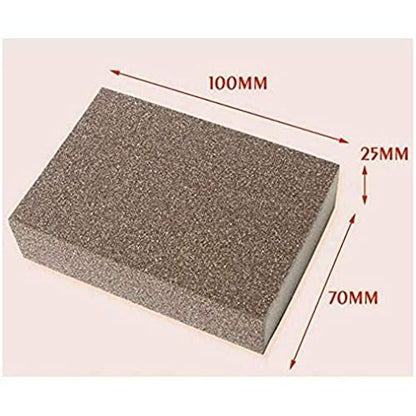 150# Grit Sponge Emery Cloth Sandpaper Blocks Buffing Diamond Polishing Pads Hand Sanding Tool 6pcs