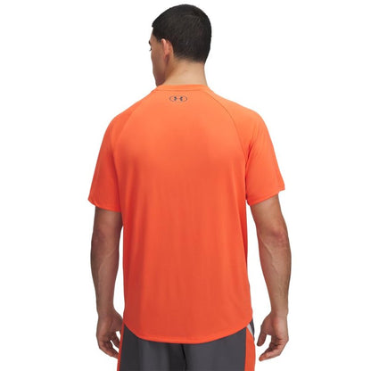 Under Armour Men's Tech 2.0 Short-Sleeve T-Shirt, (847) Fire / / Black, Large Tall