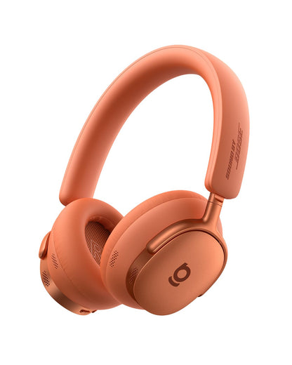 Baseus Inspire XH1 Adaptive Active Noise Cancelling Headphones, Sound by Bose, Dolby Audio, Premium Real-Time Adaptive ANC, Adaptive Tuning Rich Sound, Hi-Res Audio, 100H Playtime - Sunset Coral