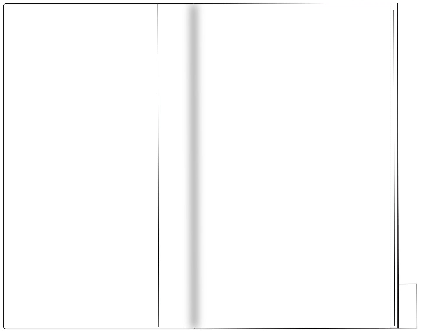 Voyager Refillable Notebook - Black (Traveler's Journal, Planner, Notebook)