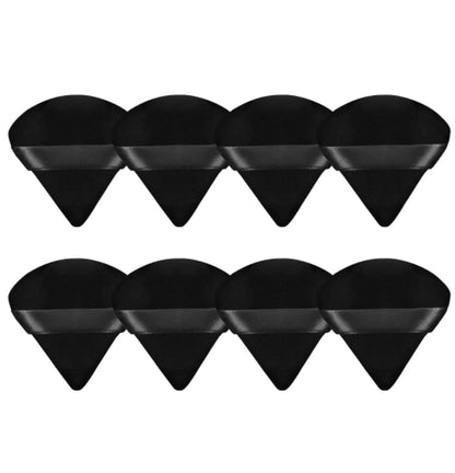 8 Pieces Triangle Powder Puff Face Soft Triangle Makeup Puff Velour Cosmetic Foundation Blender Sponge Beauty Makeup Tools
