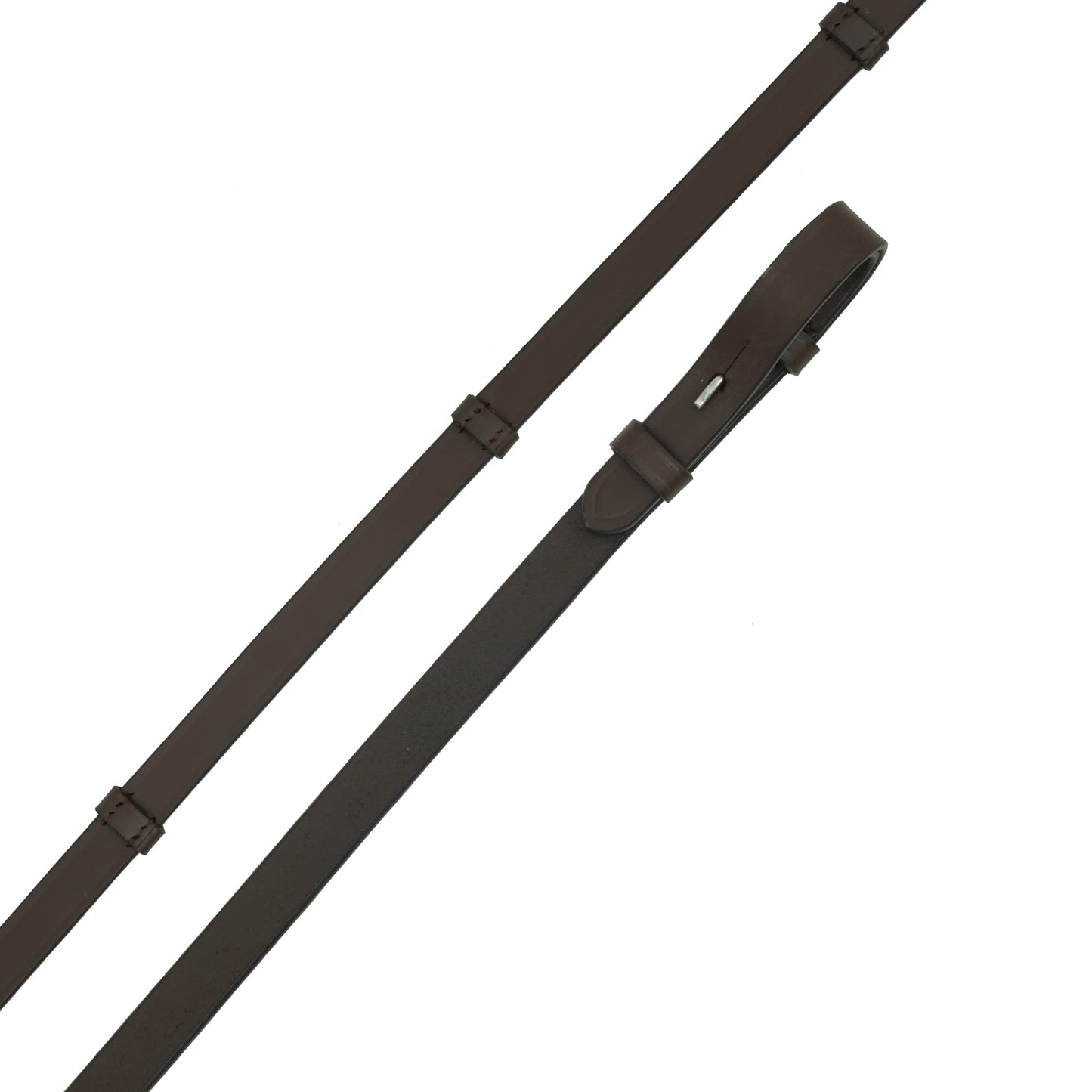 SIE Leather reins with stoppers (Cob, Black)