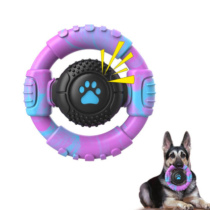 VRTOP Dog Toys for Aggressive Chewers Large Medium Small Breed Indestructible Durable Tough Squeaky Dog Chew Toys to Keep Them Busy Nylon Rubber Interactive Dog Toys