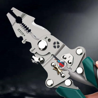 New Multifunctional Foldable Automatic Wire Stripper and Cutter,Wire Crimping Tool for Wire Repair and Splicing