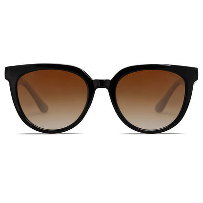 SOJOS Trendy Cat Eye Round Polarized Sunglasses for Women Fashion UV Protection Sunnies Sunglasses SJ2175