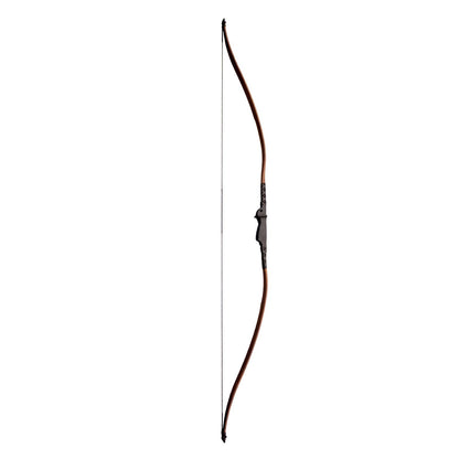 SAS 30-35lbs 22-29" Robinhood Long Bow for Adult/Youth w/Belt Quiver, Armguard, Finger Tab, Arrow Rest, Target Face and 2 x Arrows (Brown)