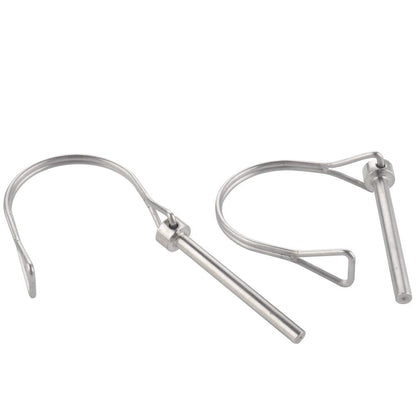 2 Pack Safety Coupler Pin 0.197" x 1.97"(5mm x 50mm), Full Marine Grade 316 Stainless Steel Heavy Duty Shaft Locking Pin