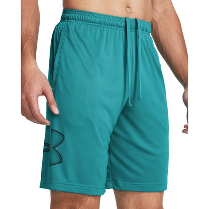 Under Armour Men's Tech Graphic 10" Shorts, (464) Circuit Teal / / Black, 4X-Large