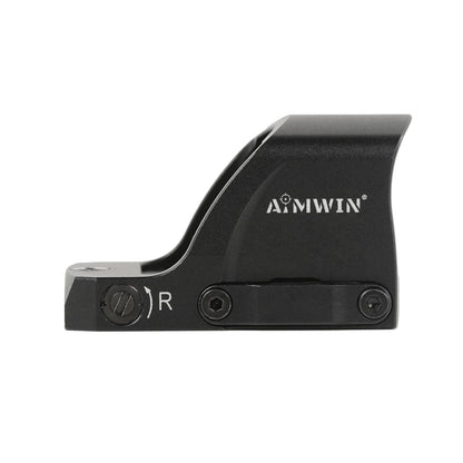 AIMWIN PN320 Aim Awake Open Reflex Sight 2 MOA Dot 32 MOA Circle Multi-Reticle Parallax Free Durable Aluminum Waterproof Optic with 11 Brightness Levels Compatible with RMR Footprint