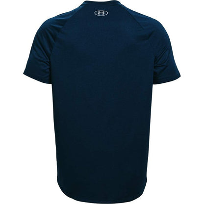 Under Armour mens Tech 2.0 Novelty Short-Sleeve T-Shirt , Academy Blue (408)/Mod Gray , X-Large