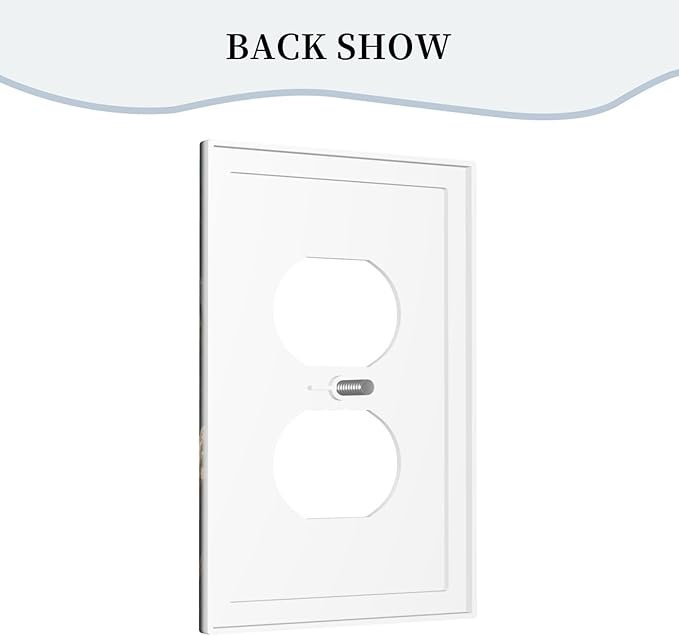 Decorative Art Light Switch Covers Sunburst Over the Wilderness 1 Gang Single Duplex Outlet Wall Plate Switchplate Electrical Faceplate for Home Decor