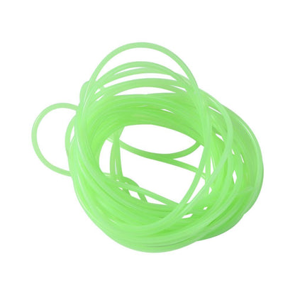 5M Green Soft Silicone Fishing Night Luminous Tube Fluorescent Deep Sea Boat Fishing Glow Rig Hook Line Accessories(S)