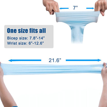 Bacophy 3 Pairs Arm Sleeves UV Protection Cooling Sleeves Women Men Arm Cover