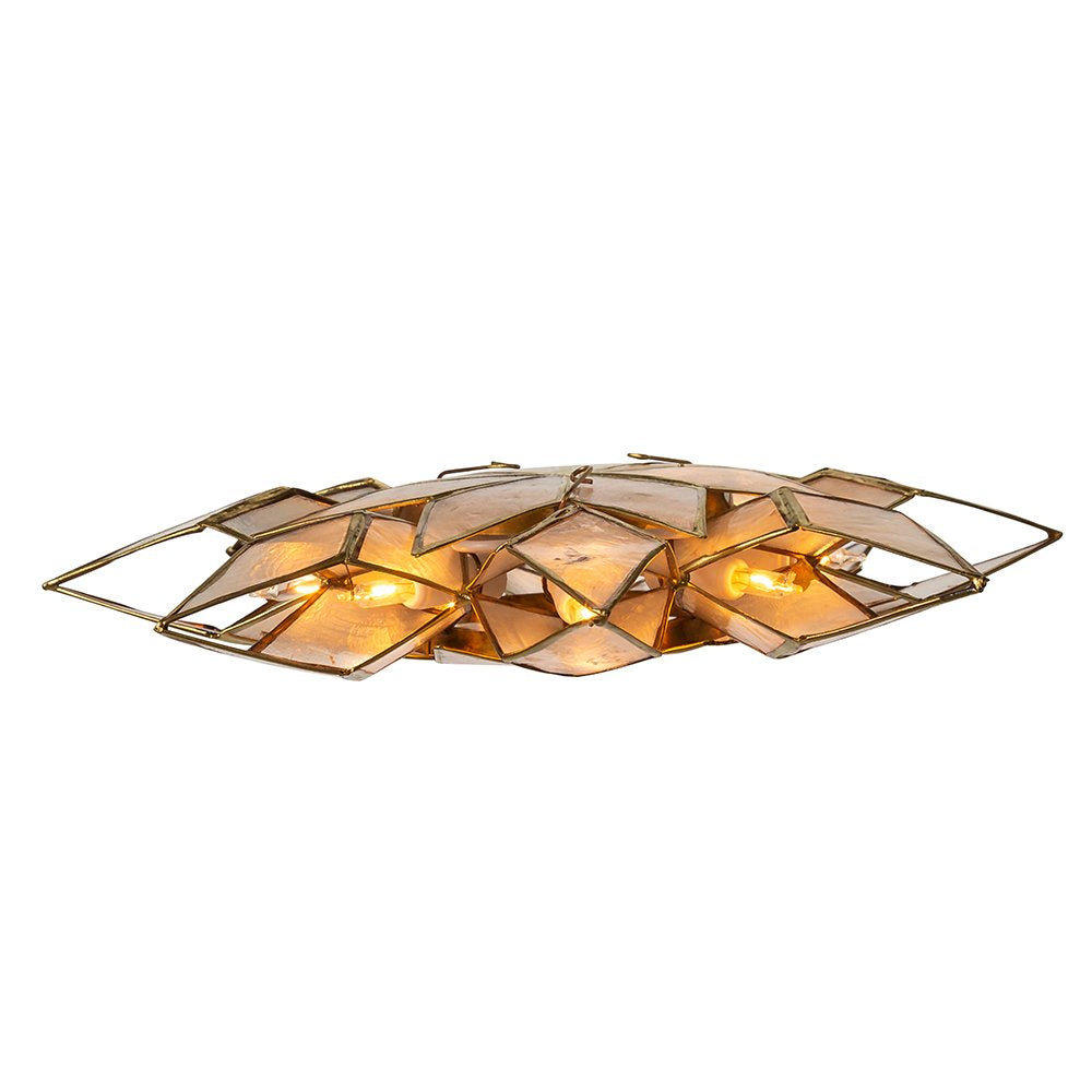 Kurt Adler UL 10L Capiz Clear Star Treetop
