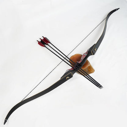 PMZ Recurve Bow and Arrow, Newset Professional Aldults Archery Hunting Bow, 60'' Wooden Takedown Bow, for Youth Beginners to Advanced Outdoor Practice & Hunting, Right Hand, 20 lbs
