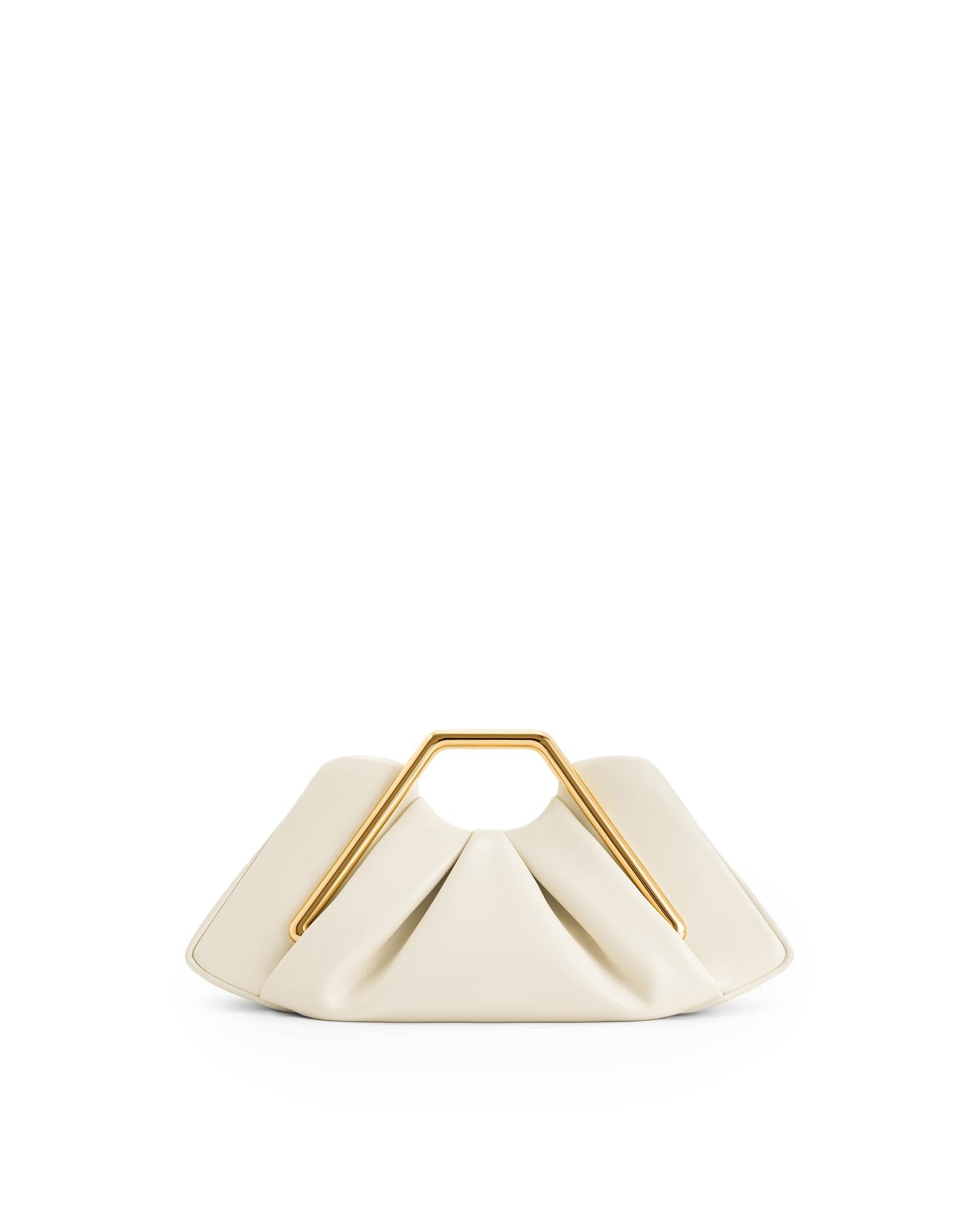 JW PEI Women's Lila Metal Frame Clutch - Ivory