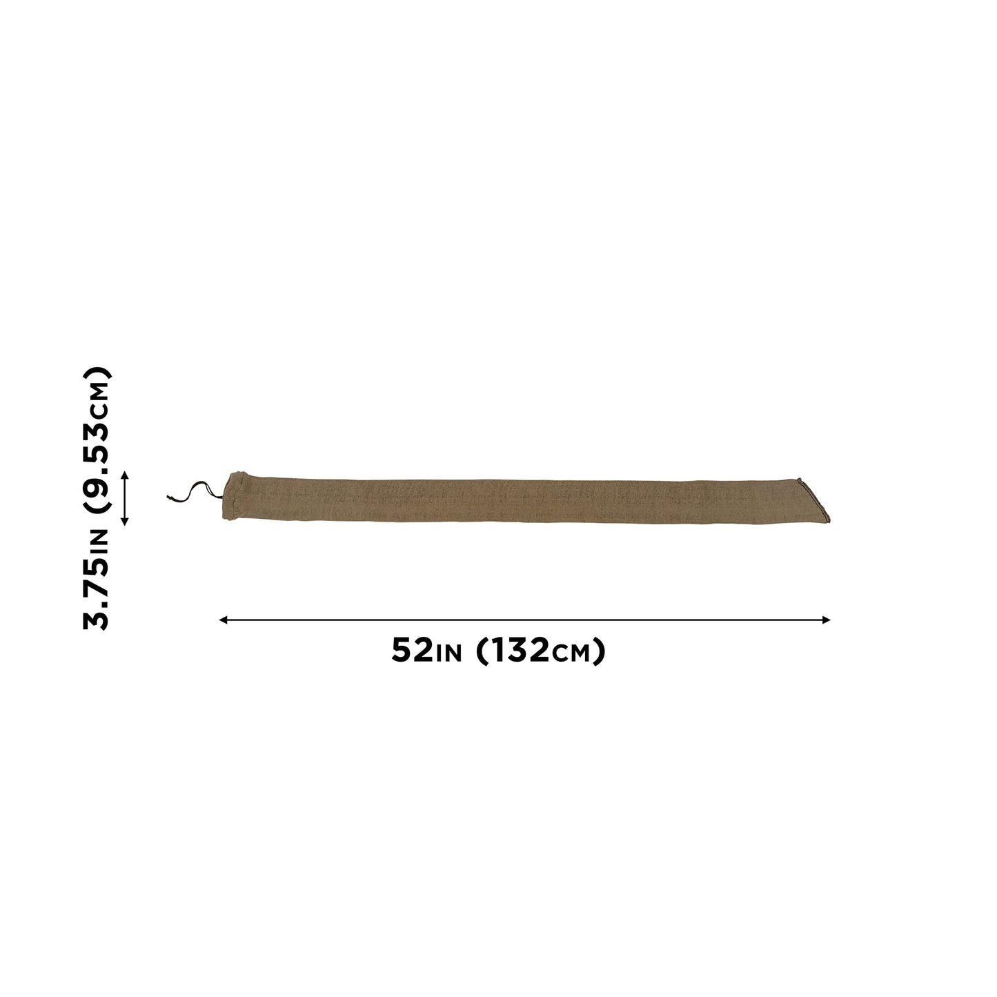 Allen Company Knit Gun Sock for Rifle/Shotguns With or Without Scope - Anti-Rust and Silicone-Treated for Gun Safe, Bag, and Case Storage - Drawstring Closure - 52" Tan