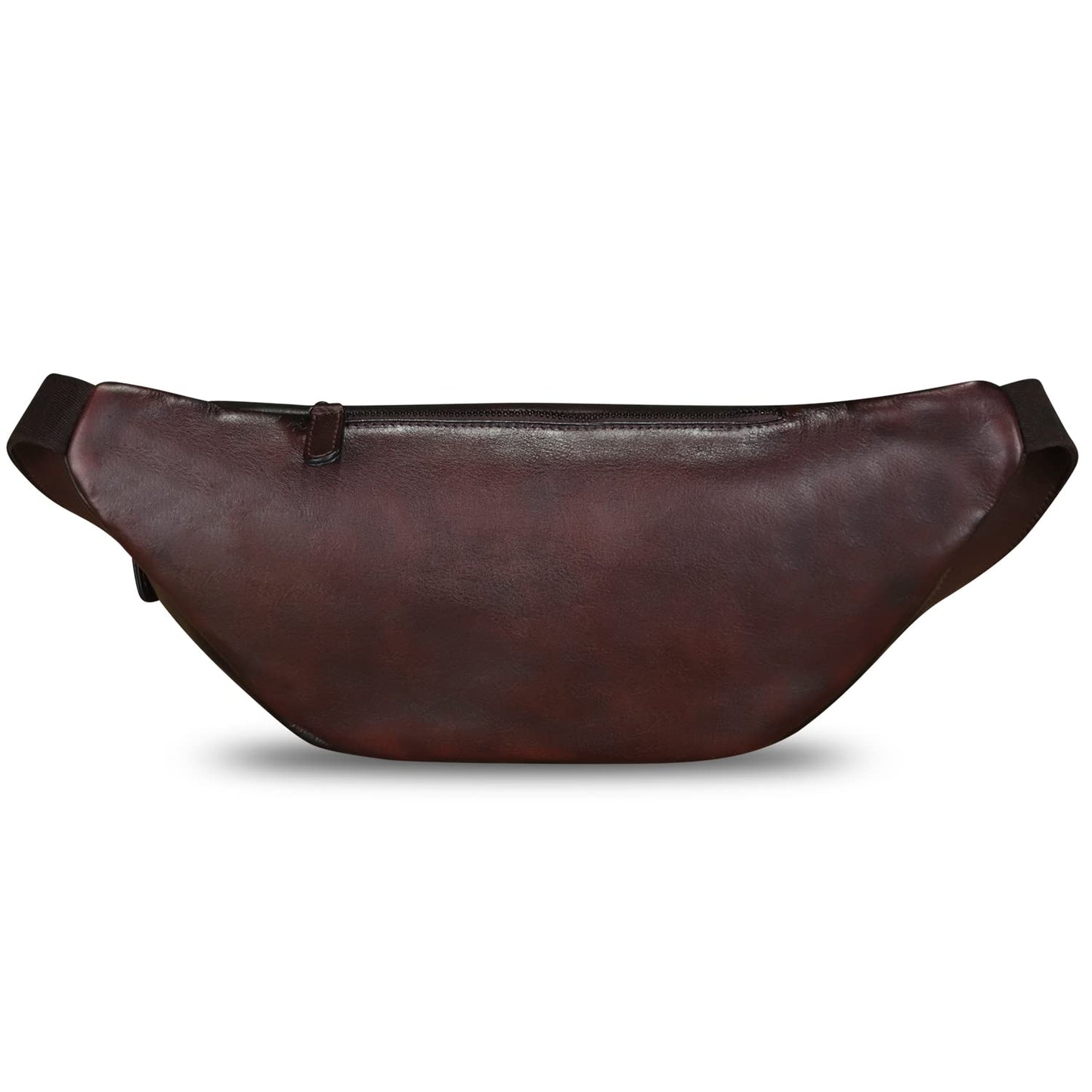 Genuine Leather Fanny Pack for Men and Women Real Leather Sling Bag Crossbody Bag Fashion Waist Bag Chest Purse (Coffee)