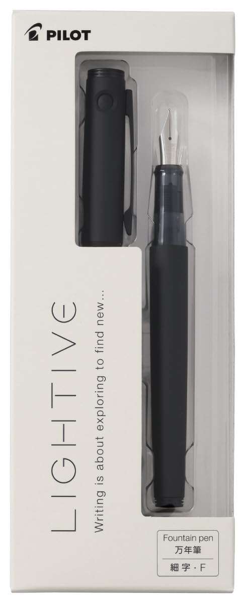 Pilot PFLT1MBF PILOT Writive Fountain Pen, Fine Point, Matte Black
