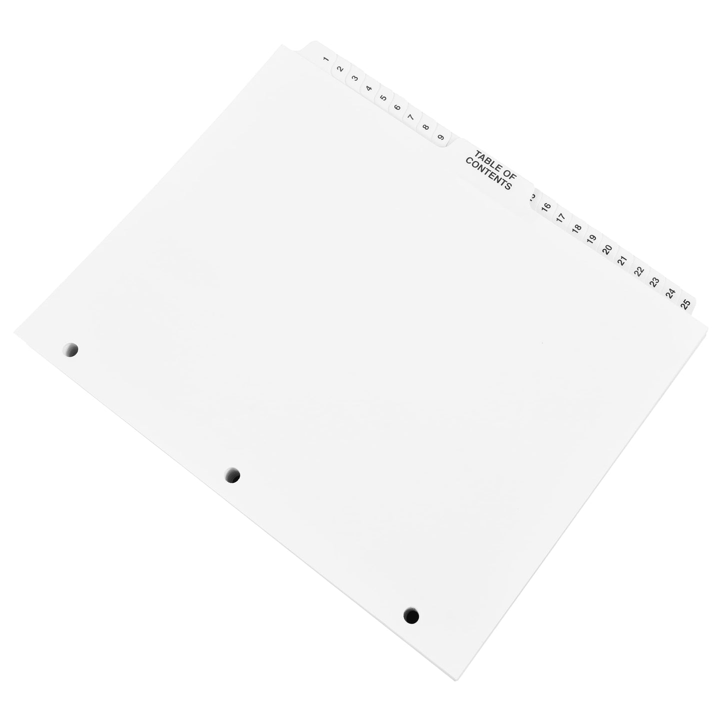 Exhibitindexes® Numbered Dividers 1-100 Punched - AVE Style Bold Tabs - Side Collated Exhibit Tabs - Made in The USA | Letter Size - 1-100 - Sets