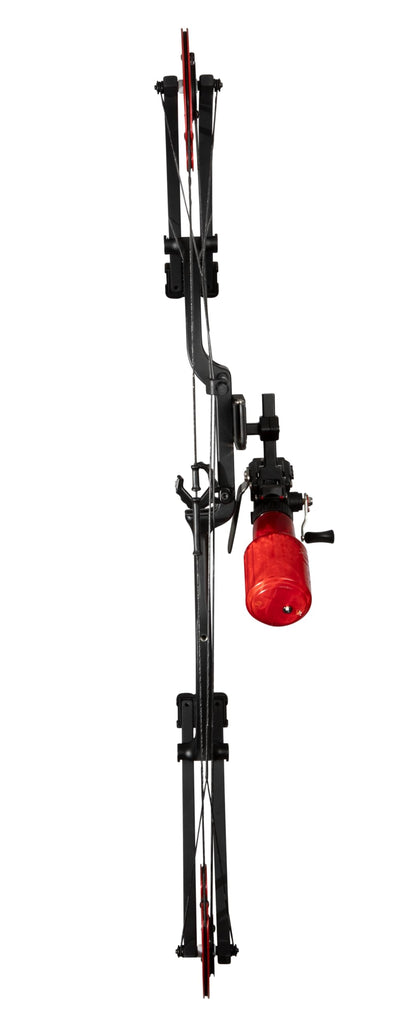 Cajun Bowfishing Shore Runner EVW Bow, Enhanced Accessories, Right and Left Handed Archers, 32" Bow, 7" Brace Height, Adjustable Draw Weight Range 20-50lbs, Draw Length Up to 30", Lightweight