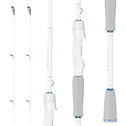 KastKing Centron Lite Twin Tip Rods, IM6 Graphite Blanks, Twin Tip Rods, Stainless Steel Guides with Ceramic Rings, Split or Full Rear EVA Handle Design, Drop Shot Hook Keeper