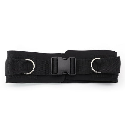 LOOEEL Adjustable Waist Belt Soft Neoprene Padded Belt with 2 Movable Rings for Cable Machines Fitness Exercise Speed Agility Resistance Training