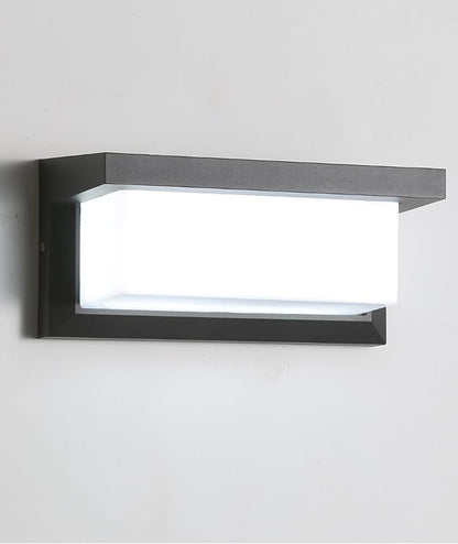 Outdoor Wall Sconce Light 20w Exterior Light Fixtures 2000Lm 6500K LED Porch & Patio Lamps Wall Mount IP65 Waterproof for House Outside Front Door