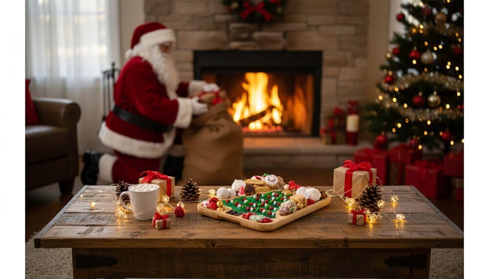 Farberware Tree Build-A-Board with Clear Locking Lid – Holiday Prep and Serve Board for Charcuterie, Cookies, Candy, and Seasonal Entertaining